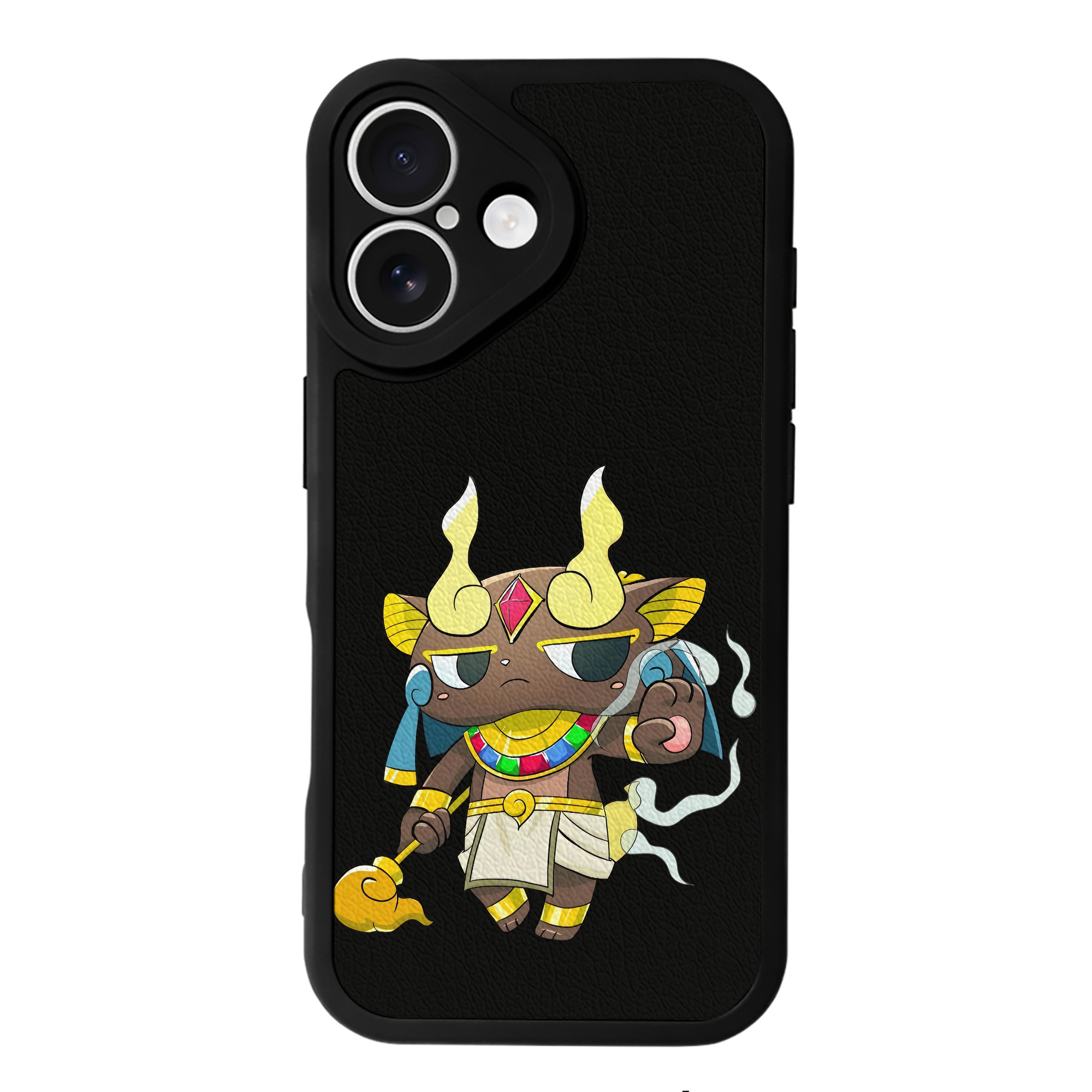 （画像用） 妖怪ウォッチ Yo-kai Watch 【iPhone 16シリーズ対応】シリコンスマホケース（レザー調） 材質：シリコン
